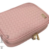 TRVL Luxe Woven Zip Make Up Bag