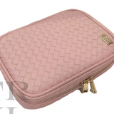 TRVL Luxe Woven Zip Make Up Bag