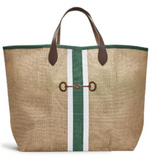 Horse Country Jute Tote
