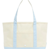 Medium Midi Coated Canvas Trim Tote