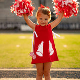 Game Day Jumper Dress - Red