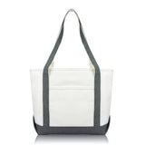 DALIX Daily Shoulder Tote Bag Premium Cotton