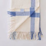 Throw Blanket Blue Plaid Weezie