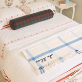 Throw Blanket Blue Plaid Weezie