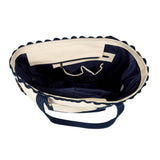 Scalloped Tennis Tote