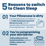 Clean Sleep Silver Ion Pillowcase (Pair)m