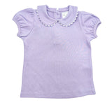 Shirt- Scalloped Collared SS