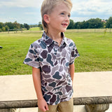 Boys shirt, camo, hunting, boys clothing