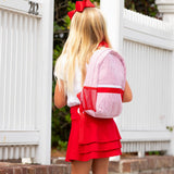 Girls Polo Top - White Pique