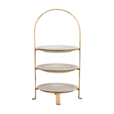 Juliska Rattan 3 Tiered Plate Server