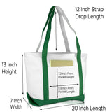 DALIX Daily Shoulder Tote Bag Premium Cotton