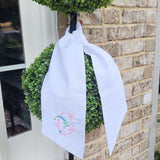 Wreath Sash in Linen Blend