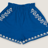 Lali Girls Paperbag Shorts Agean