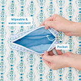 Weezie Small Toiletry Bag - Blue Gingham