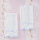 Scallop Hand Towel Set by Weezie