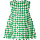 Cherry Check Scallop Top and Short Set