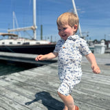 MOLOKAI Printed Romper Navy Boats