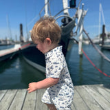 MOLOKAI Printed Romper Navy Boats