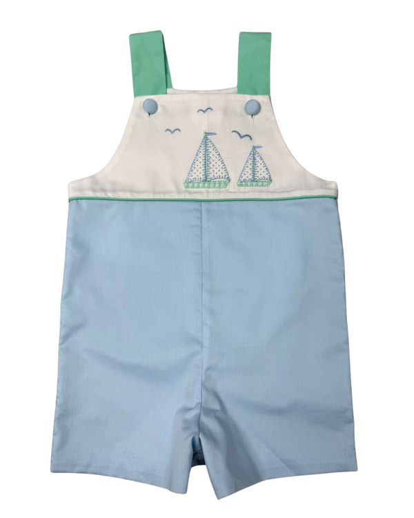 St John Sailboats Applique Jon Jon