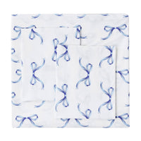 Bows Printed Cotton Percale Duvet Set