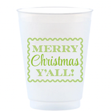 Merry Christmas Y’all Reusable Frost Flex Cups