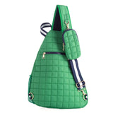 Ezra Sling Bag - Green or Ivory