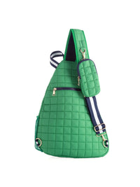Ezra Sling Bag - Green or Ivory
