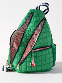 Ezra Sling Bag - Green or Ivory