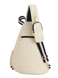 Ezra Sling Bag - Green or Ivory