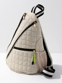 Ezra Sling Bag - Green or Ivory