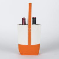 2- Bottle Canvas Wine Gift Host Bag