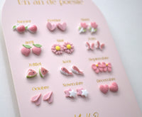 Stainless Steel Earrings - A Year of Pink Poetry