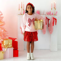 Candy Cane Swirl Christmas Gemstone Headband  - Kids Hair