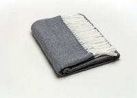 Fringed Herringbone Throws