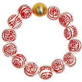 Georgia Chinoiserie Beaded Bracelet