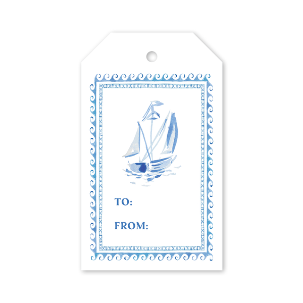 Three Ships Sail Gift Tags