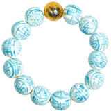Georgia Chinoiserie Beaded Bracelet