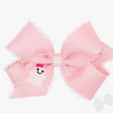 Wee Ones Medium Ghost Grosgrain Bow