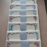 French Menu Stationery Set of 8