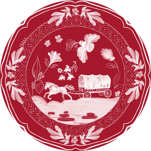  Norman Wagon Wheel Mini Hors d'oeuvre Paper Plates - 50 Pck
