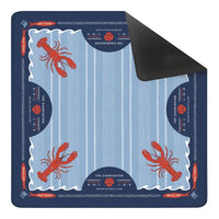 Harbor House Mahjong Mat – Coastal Lobster Design Nautical