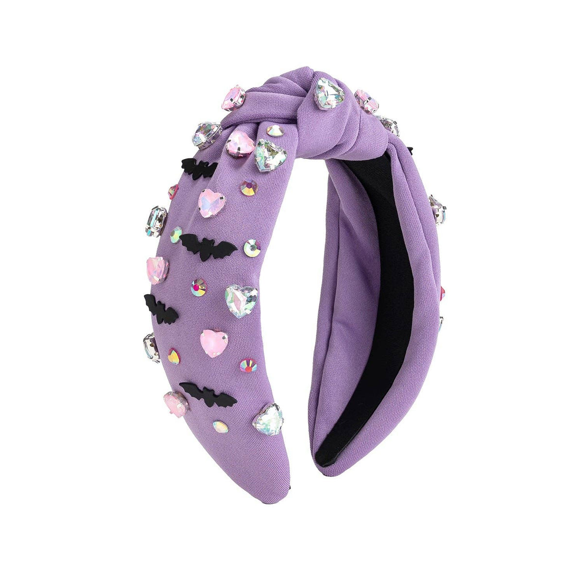Bat Halloween Gemstone Headband - Kids Hair Accessories