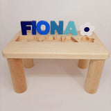 Personalized Puzzle Name Bench (Uper Case + 1 sign )