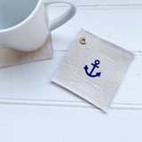 Nautical Canvas Coasters  - Set of 4