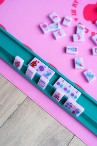 Mahjong Racks & Pushers (Set of 4)