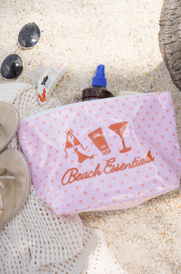 Beach Essentials - Clear Coat Bag