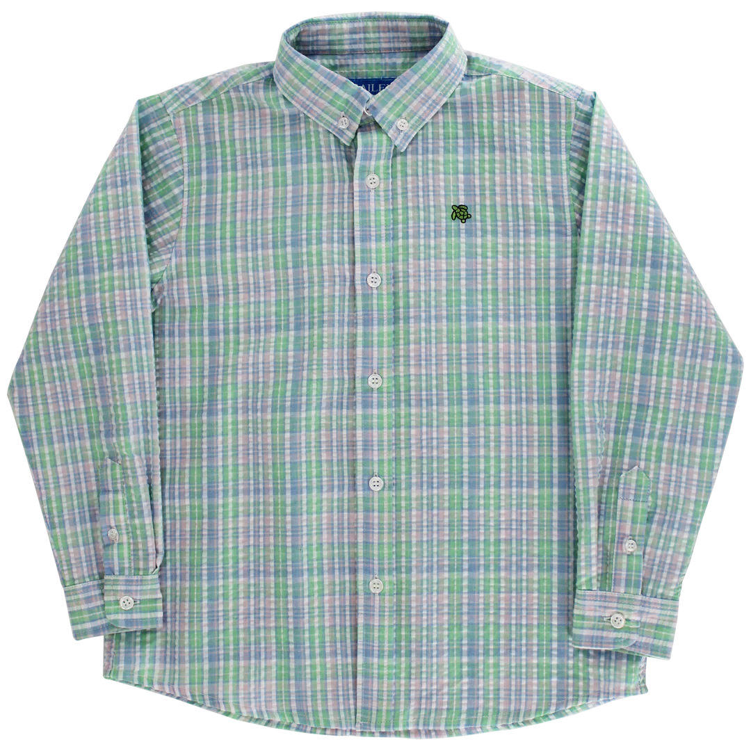 Roscoe Button Down Shirt Canterbury Seersucker