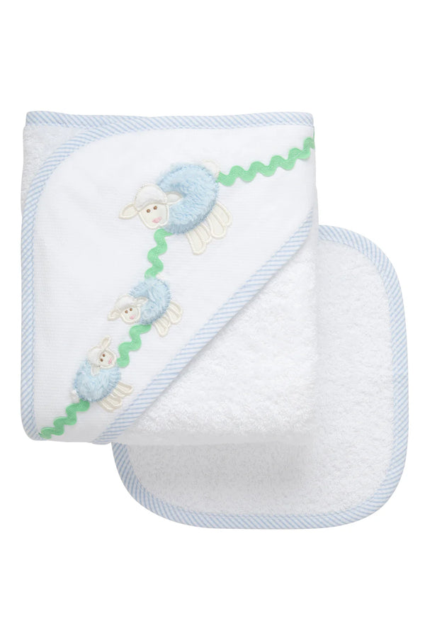 Baby Hooded Towel & Washcloth Set
