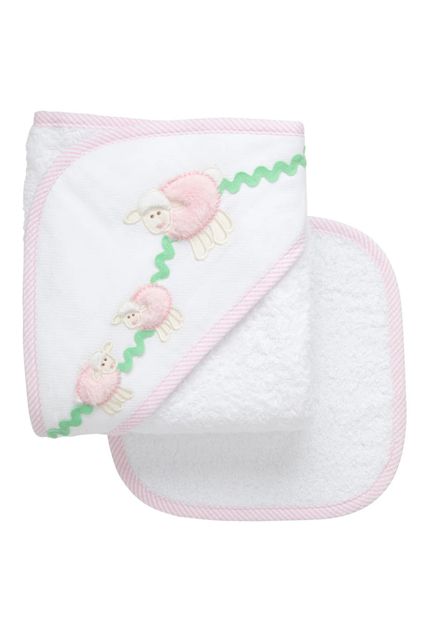 Baby Hooded Towel & Washcloth Set