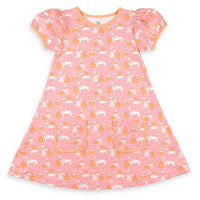 Pumpkin Paws Pocket Dress